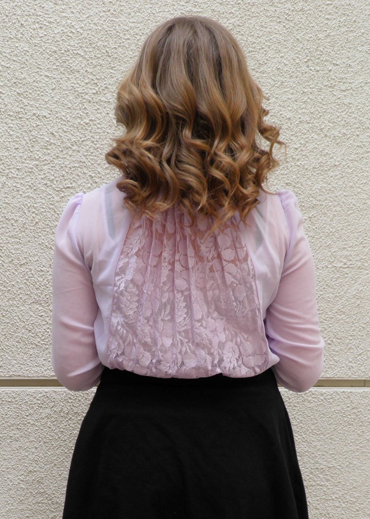 I love the lace back!