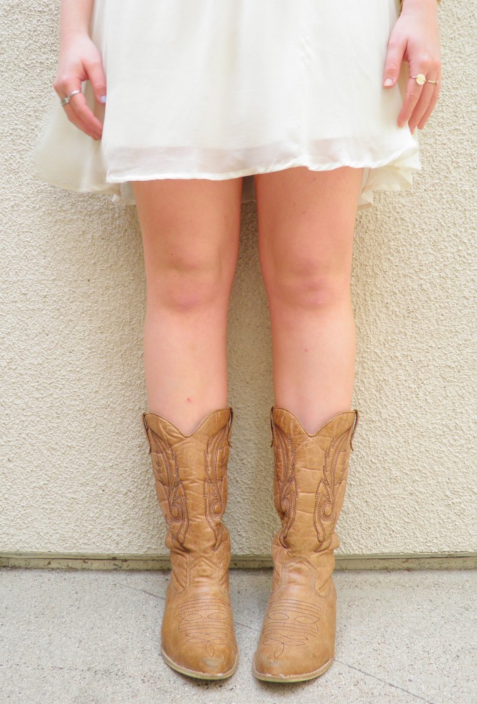 Cowboy boots and sundresses are the perfect pair