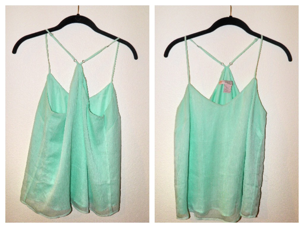 $9.99 mint tank from Forever 21 Tank. Worn twice. 