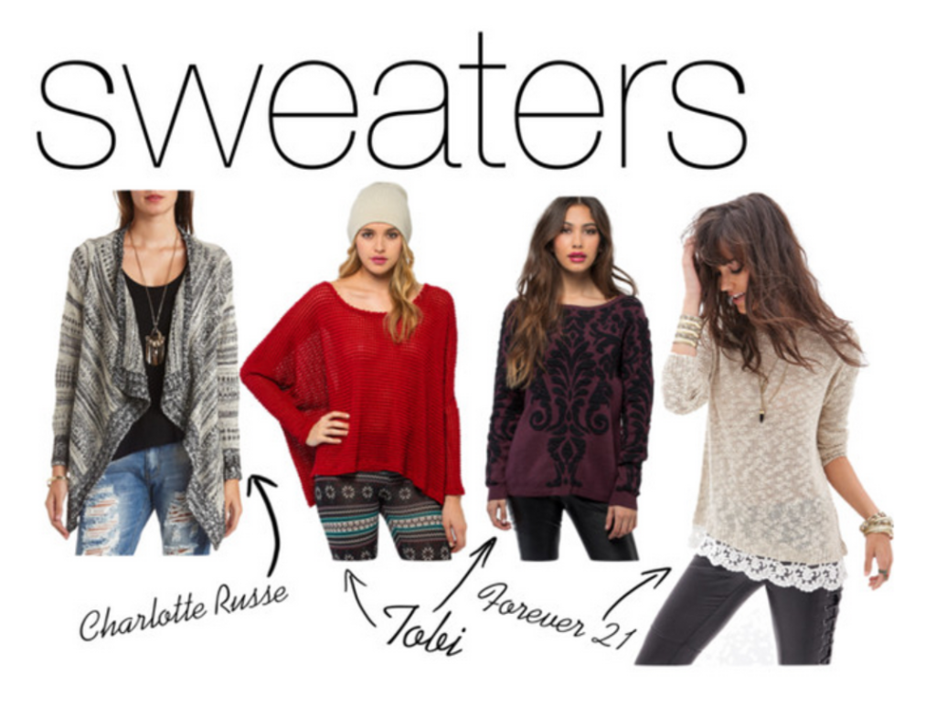 sweaters