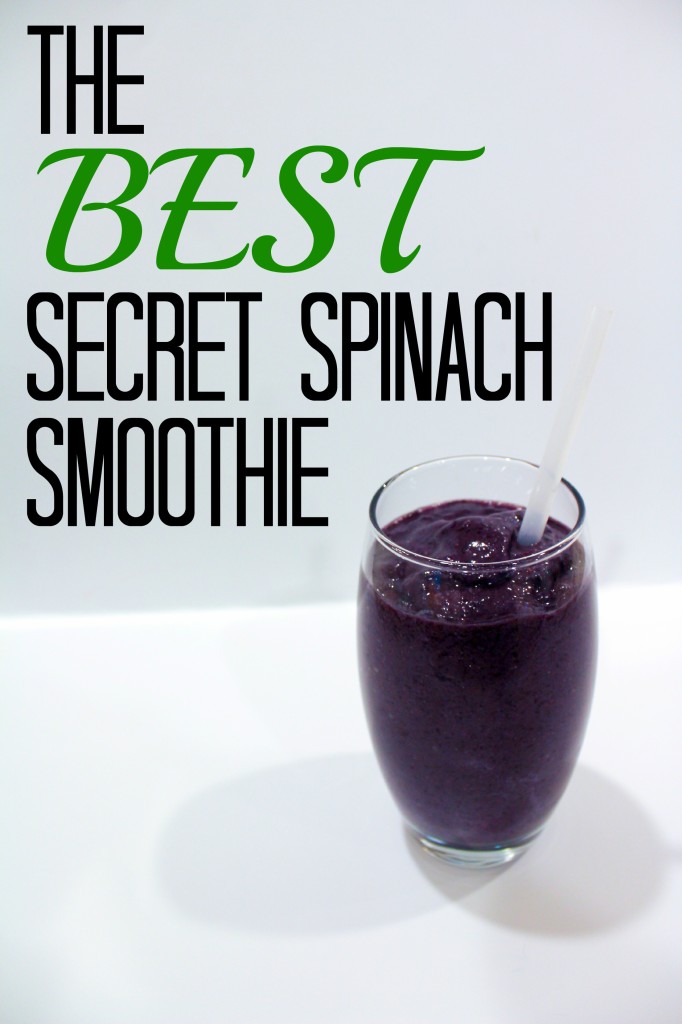 The best secret spinach smoothie recipe